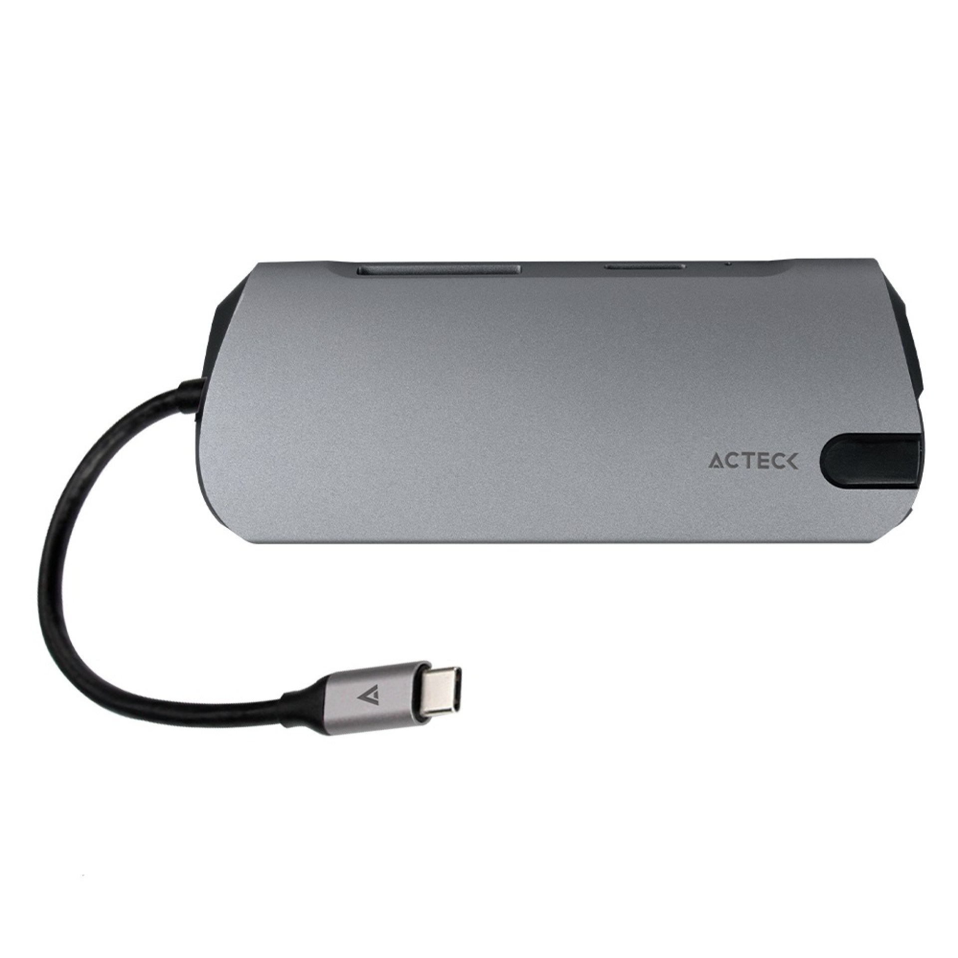 Docking Station USB C 10 en 1 PORT X DH670 ACTECK AC-932943 – USB C, Windows / macOS / LINUX, Plata/Negro