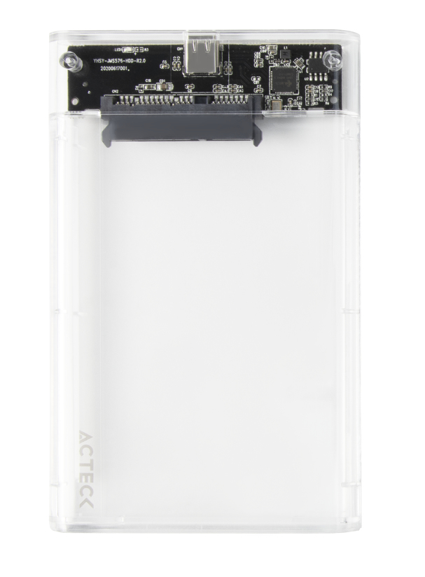 Carcasa Para Disco Duro USB 3.0 ARMOR CLEAR HC430 Acteck –