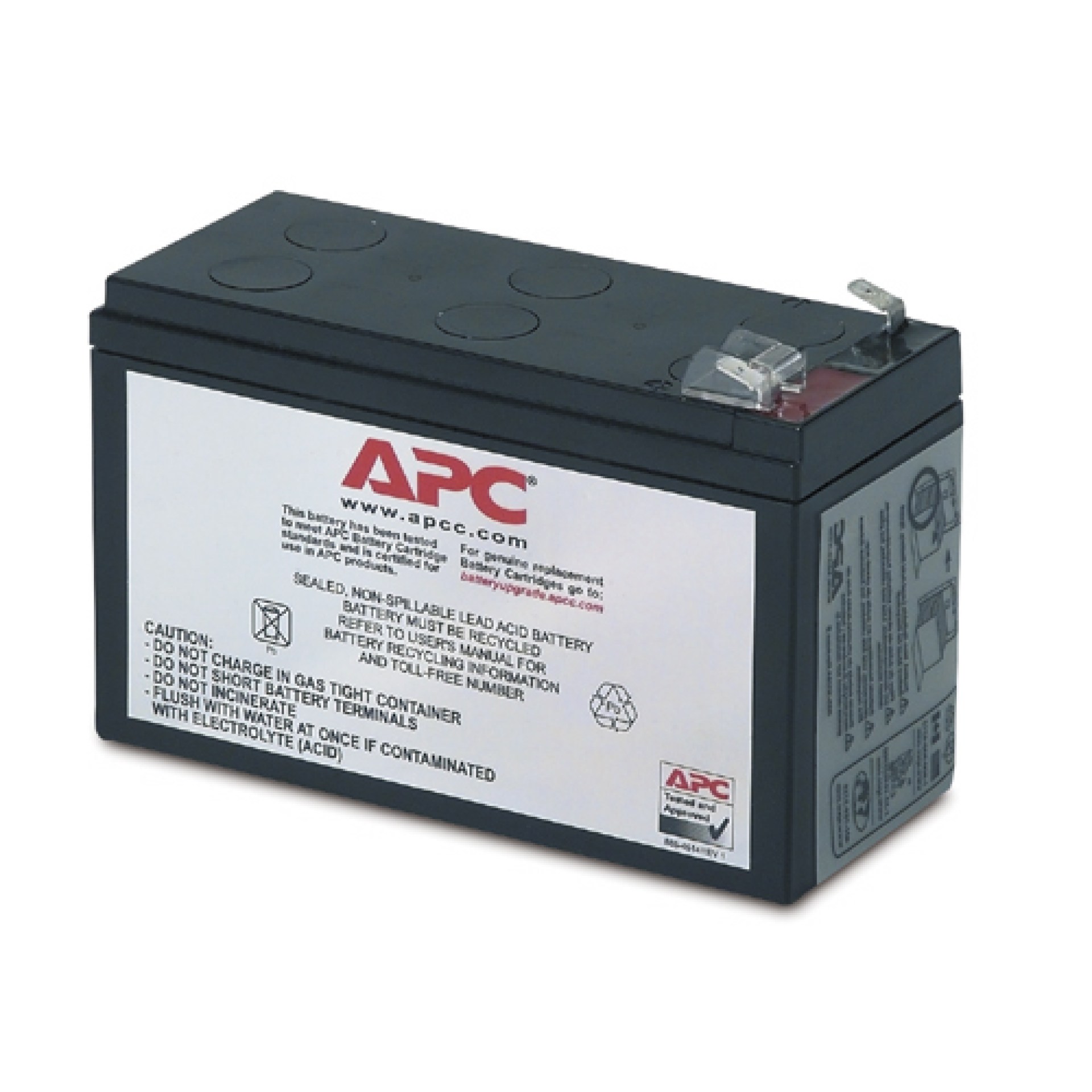 Batería APC – Sealed Lead Acid (VRLA), Negro