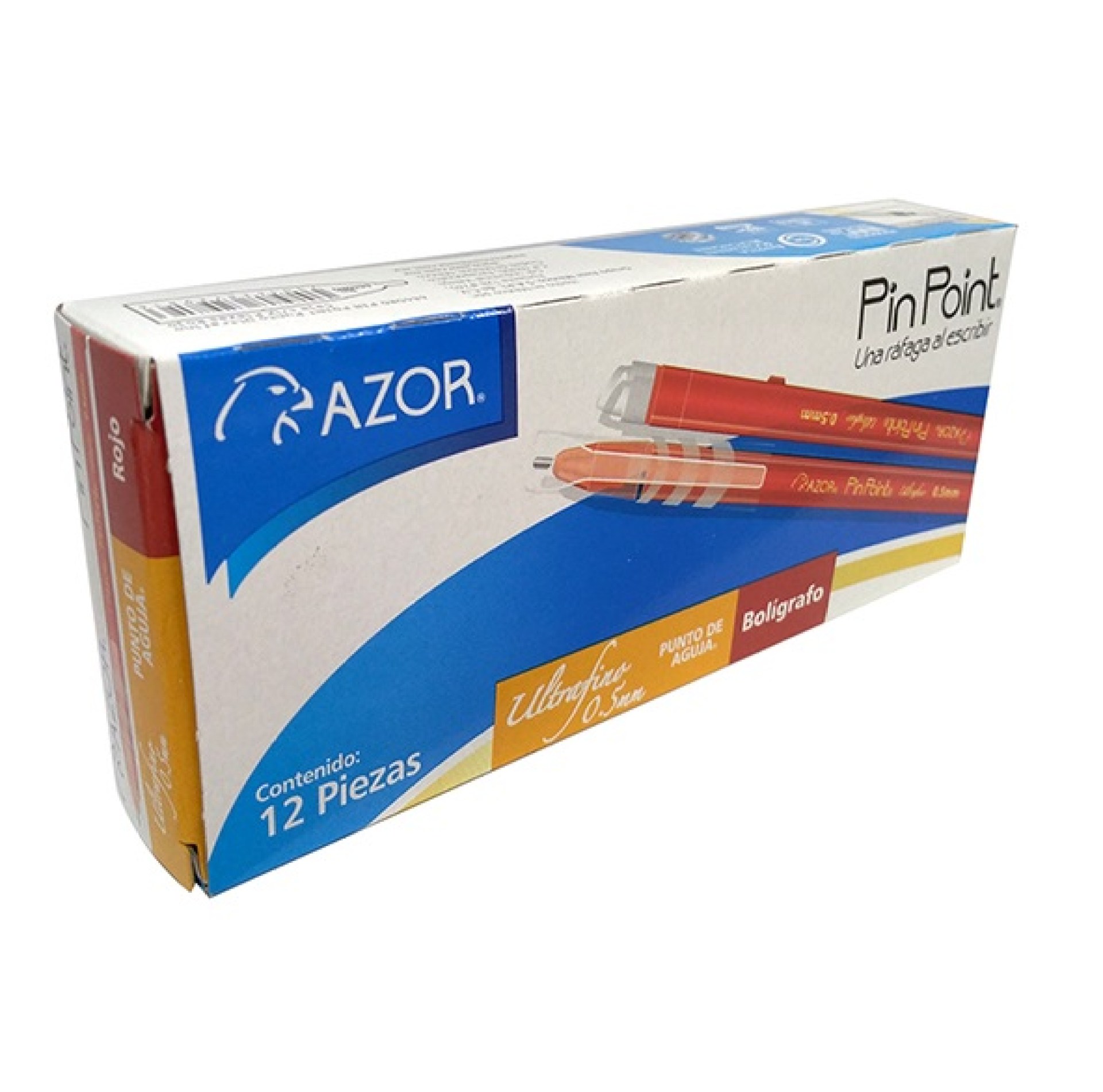Pluma PINPOINT AZOR 6840RO – Rojo  0.5 C/12