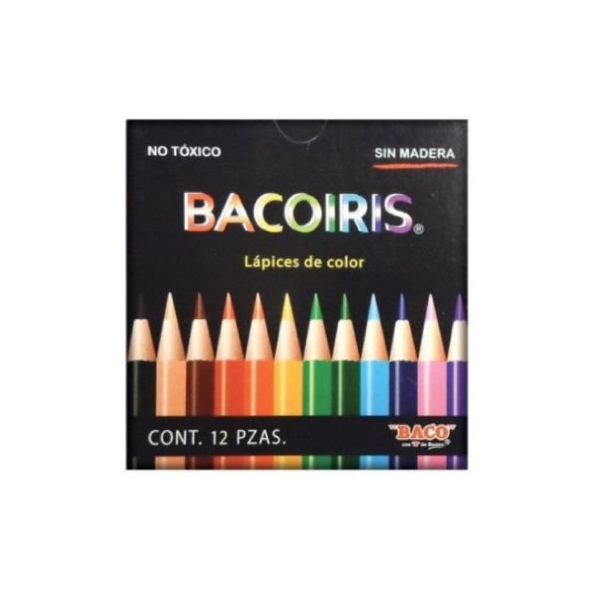 Colores BACO LP002/52520 C/12 Piezas Cortos Colores Surtido –