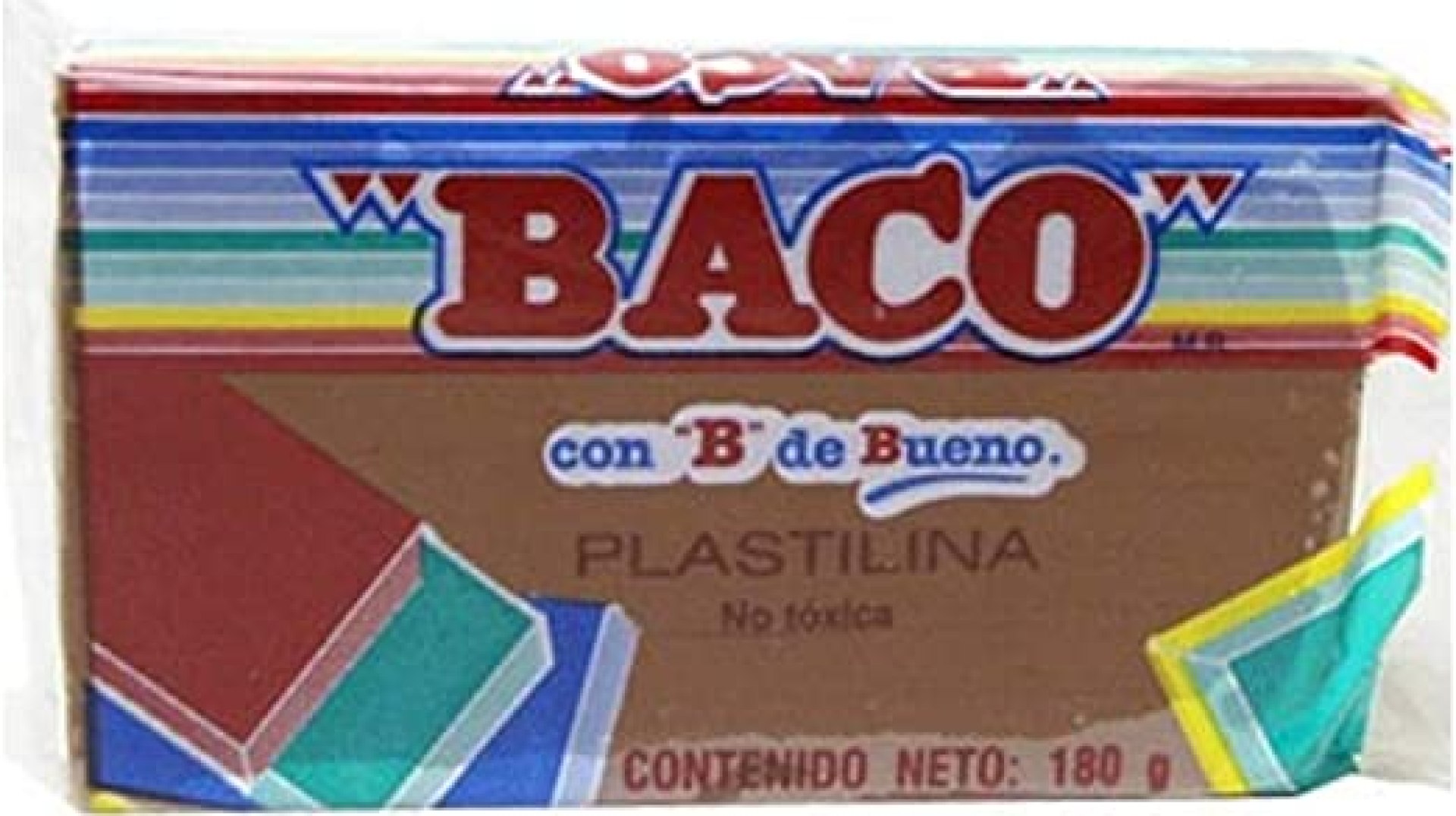 Plastilina Baco Maqueta 180 gramos color Café Clave PL010 no. 58 –