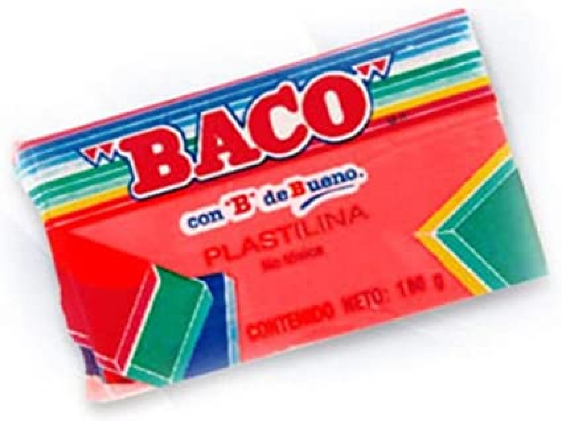 Plastilina Baco Maqueta 180 gramos color Rojo PL006 no. 54 –