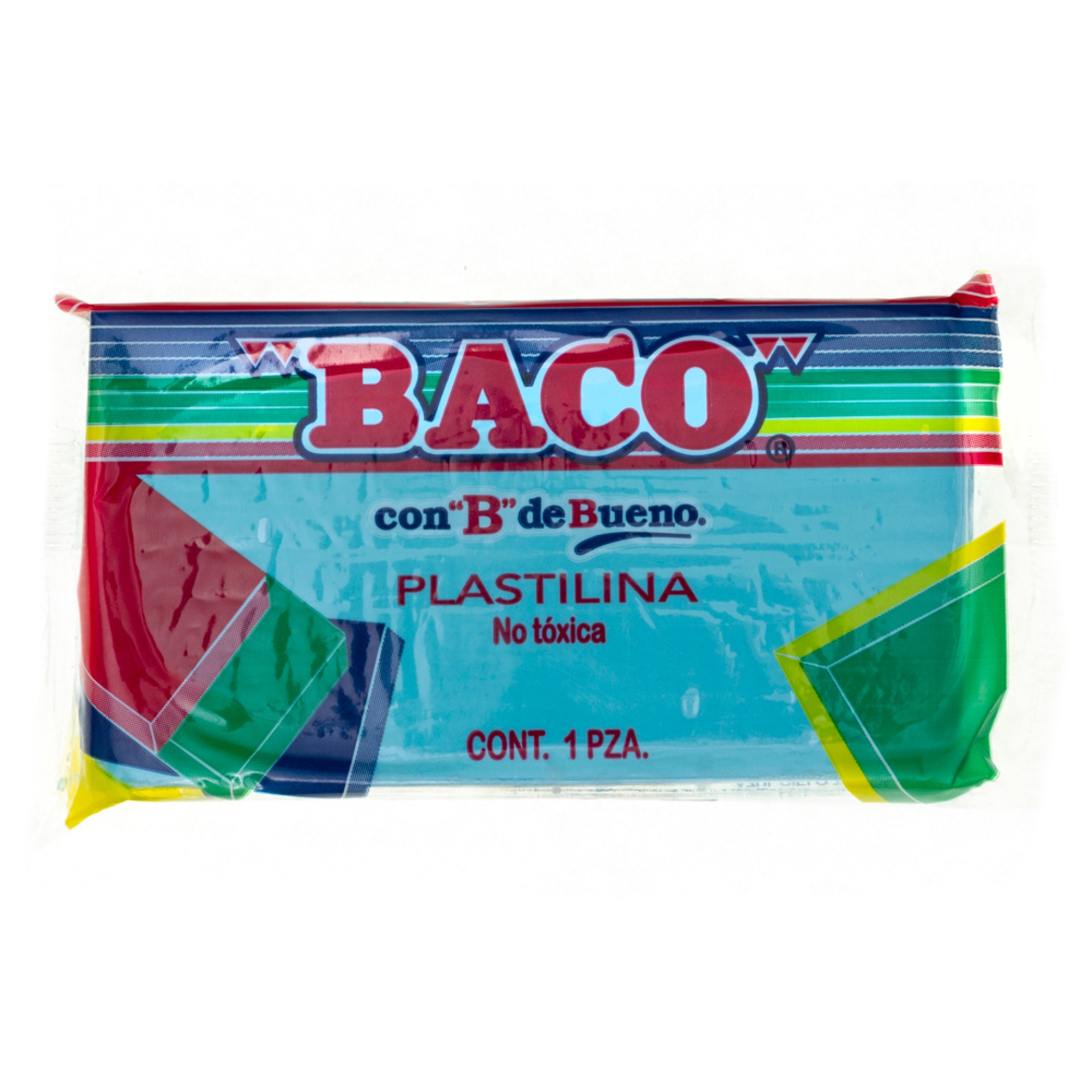 Plastilina Baco Maqueta 180 gramos color Azul Cielo PL045 –
