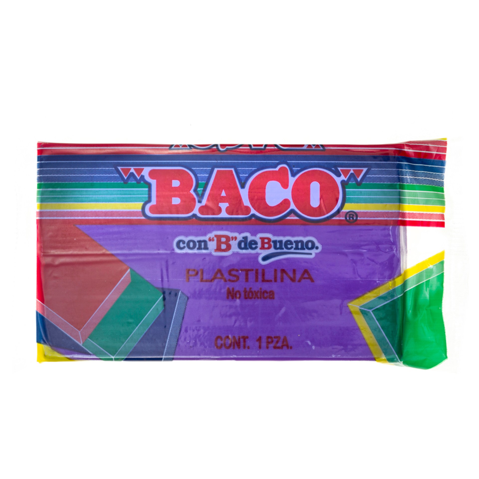 Plastilina Baco Maqueta 180 gramos color Violeta PL015 63 –