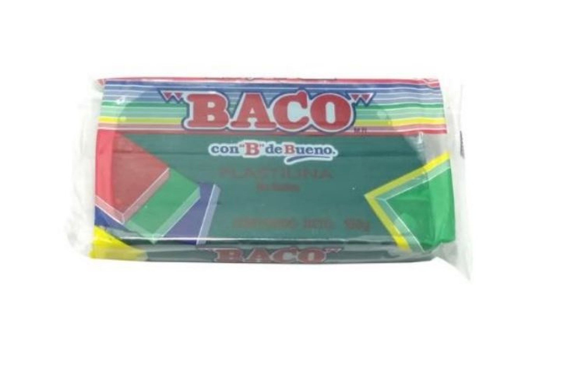 Plastilina Baco Maqueta 180 gramos color VD Obscuro  PL014 no. 62 –