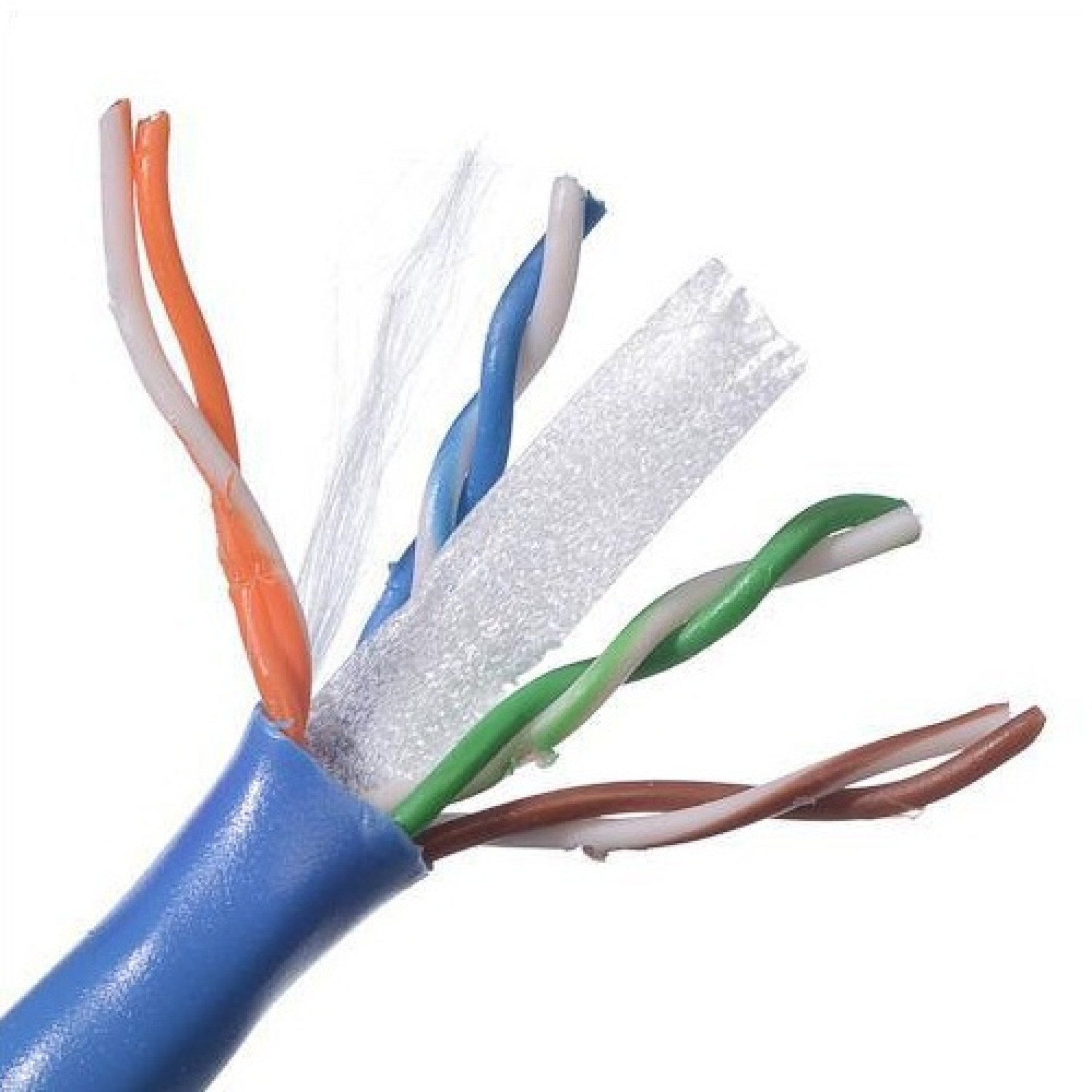 Bobina de Cable UTP CAT6+  BELDEN 2412 006A1000 – 305 m, Azul, Interior, 100  Cobre
