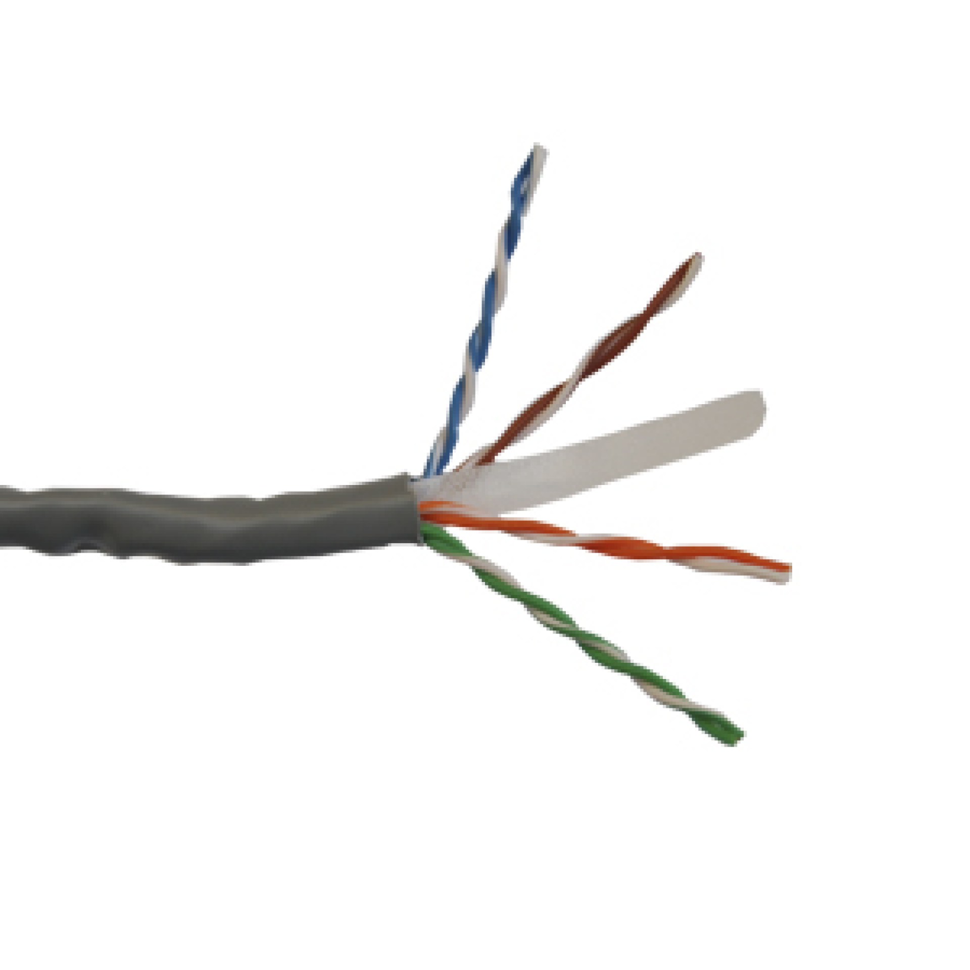 Bobina de Cable UTP CAT6+ BELDEN 2412 008A1000 – 305 m, Gris, Interior, CAT6+, 100  Cobre