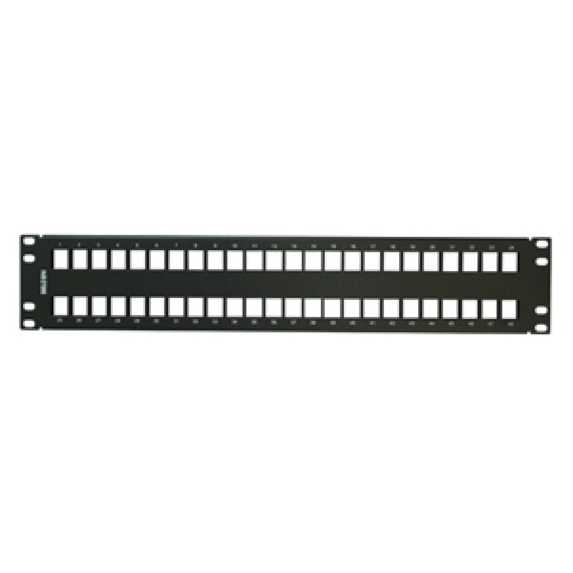 Patch Panel Modular CAT6/6A 48 Espacios 2UR BELDEN AX103115 – Acero, Negro