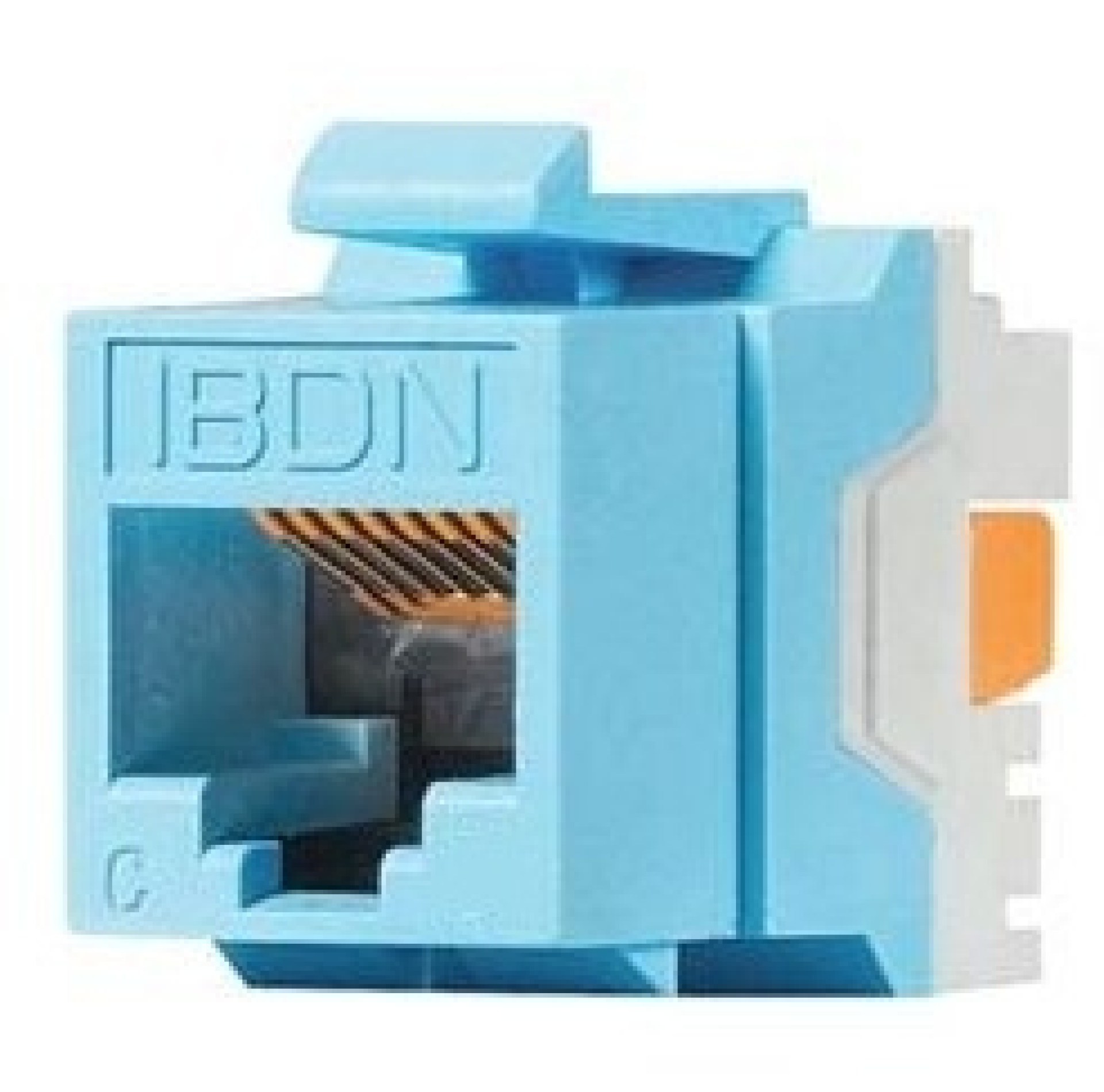 Conector Modular Jack Rj45 BELDEN AX101315 – Azul Claro, CAT5e