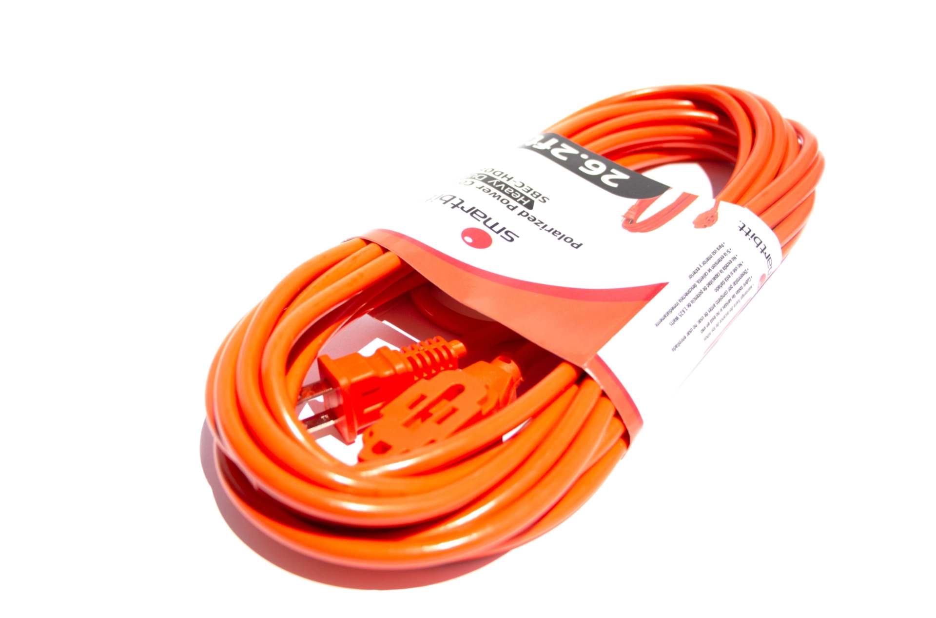 Extensión de Uso Rudo SMARTBITT SBEC-HD08M – Naranja, 3, 8 m