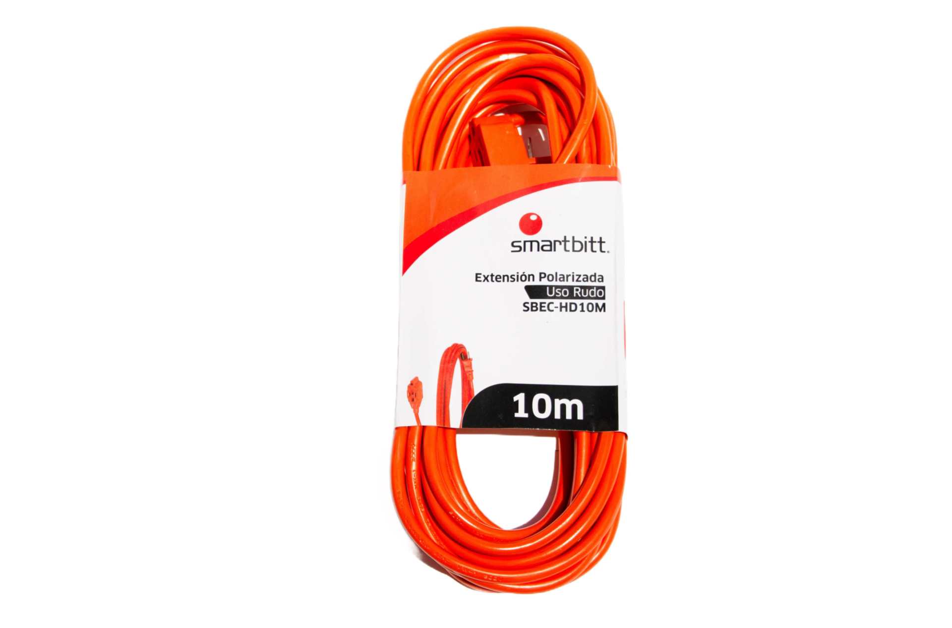 Extensión de Uso Rudo SMARTBITT SBEC-HD10M – Naranja, 3, 10 m