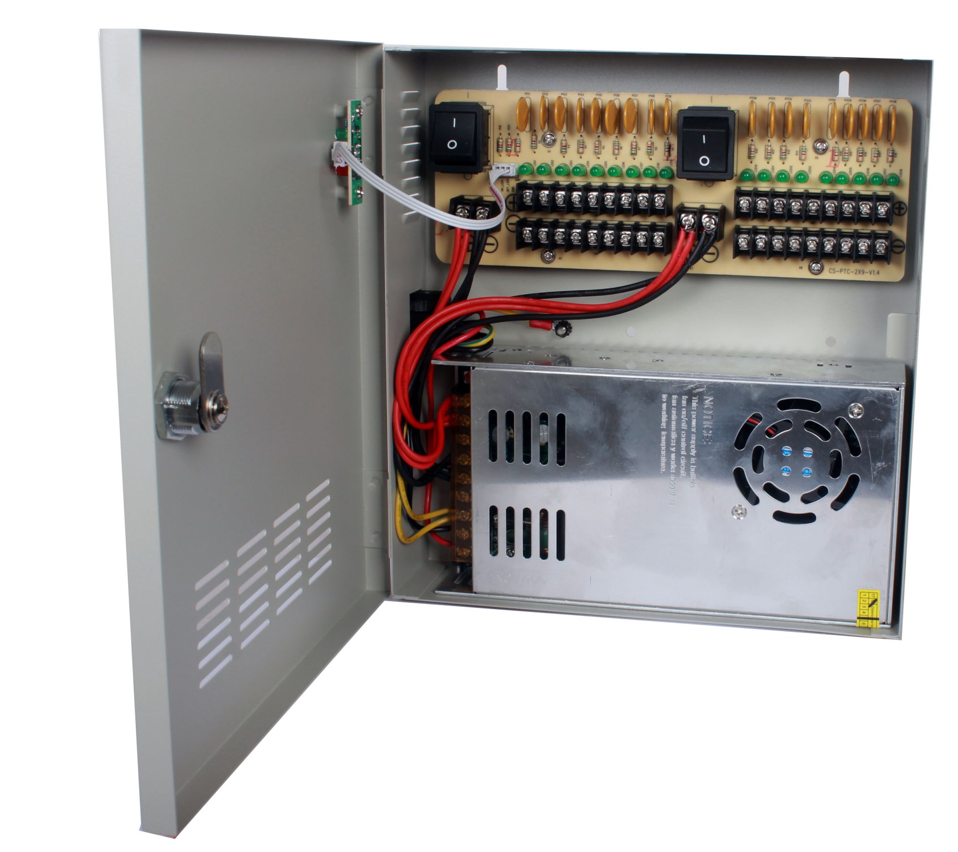 Fuente de poder SAXXON PSU1230-D18 – Blanco, 120 V, 12V, Exterior