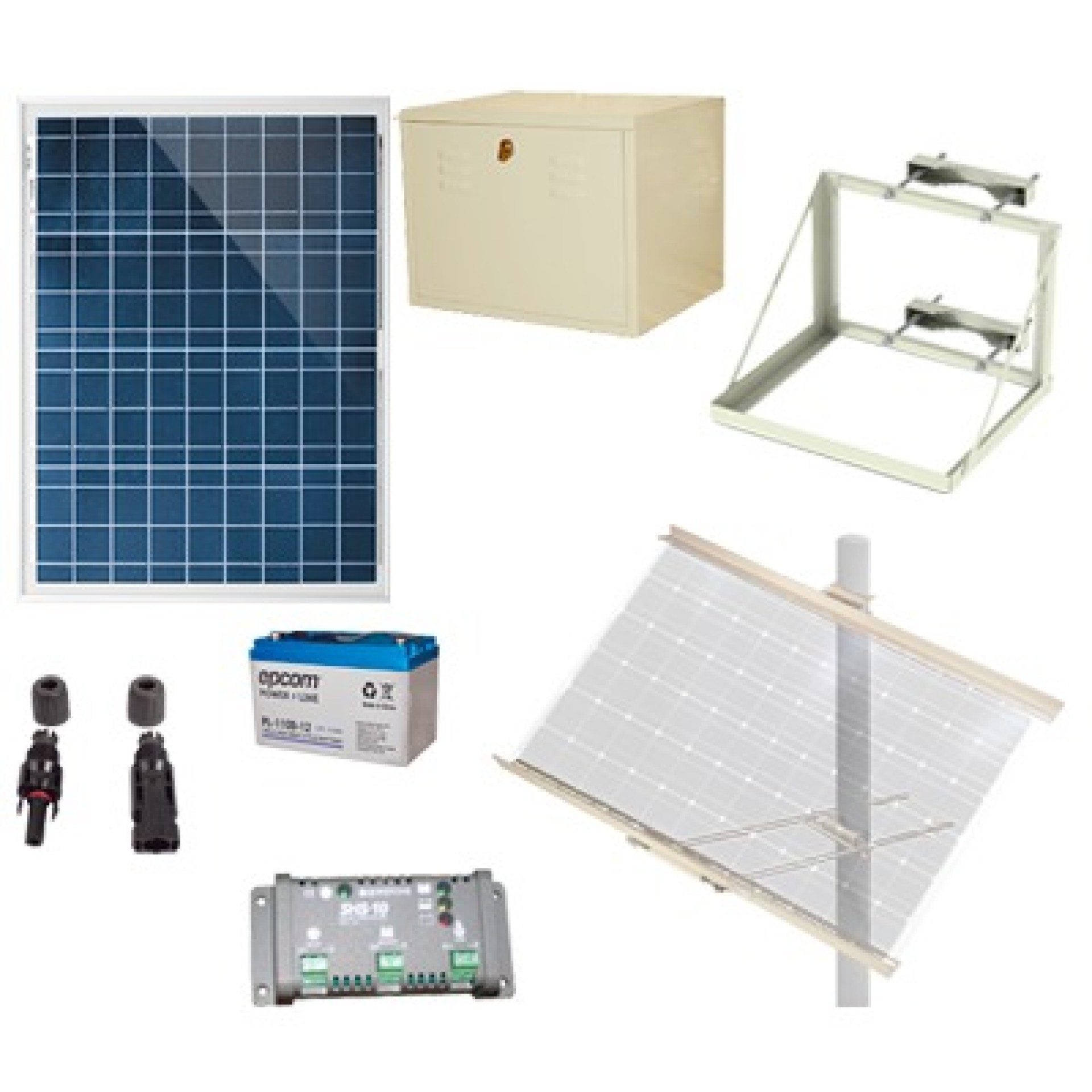 KIT para Alimentar con Energía Solar Cerca El EPCOM PL12K –