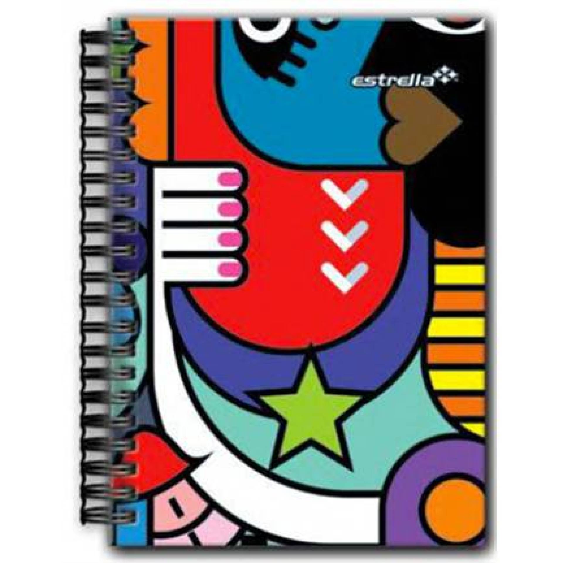 Cuaderno Book Doble Espiral 80 Hojas Estrella 0608 – 15 X 21 Cm