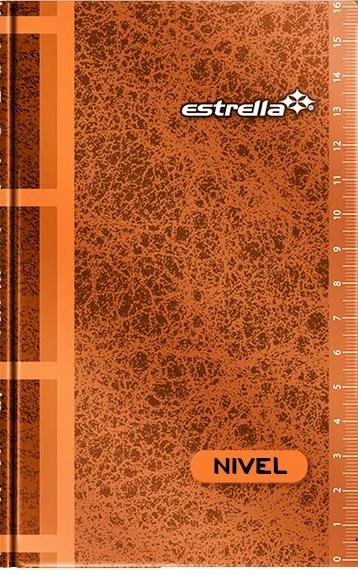 Libreta de Nivel ESTRELLA 0636 96 Hojas Medidas 17.1 x 11.3 cm Papel Bond – Laminado Brillante