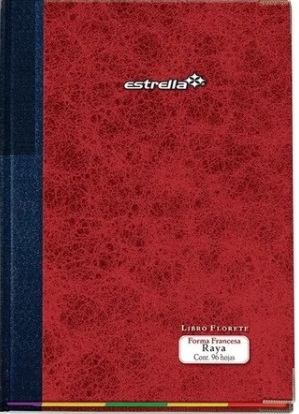 Libro Florete ESTRELLA 0097 96 Hojas Medidas 23.7 x 34.9 cm –