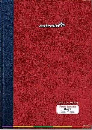 Libro Florete 144 Hojas Forma Francesa Estrella 0108 – 144 Hojas