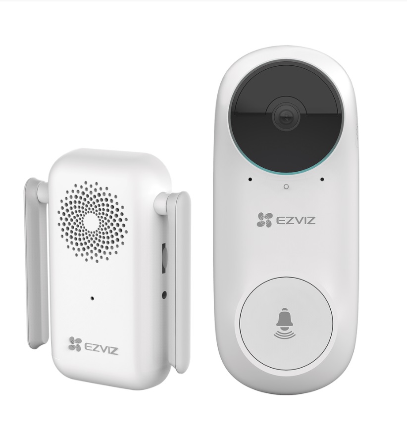 Timbre Inalámbrico (Doorbell) de Batería Recargable (1920×1080) / Sirena WiFi / Micro SD hasta 128 GB / Uso en Interior (DB2C) –