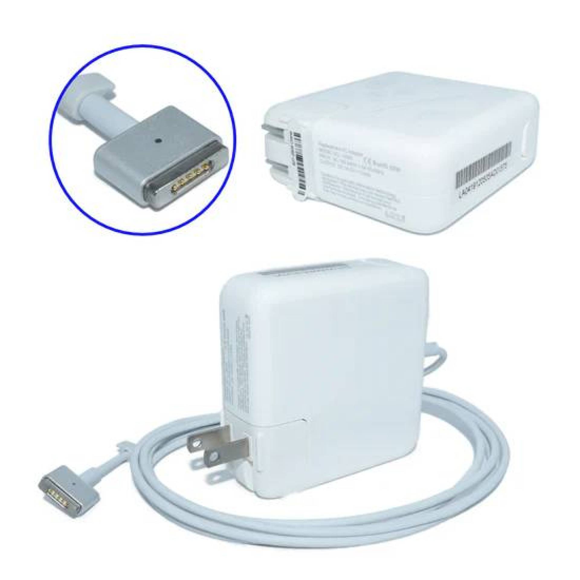 Cargador / Adaptador para Laptop AP2-60W GENERICO de 60w 16.5v y 3.65A magsafe 2 –