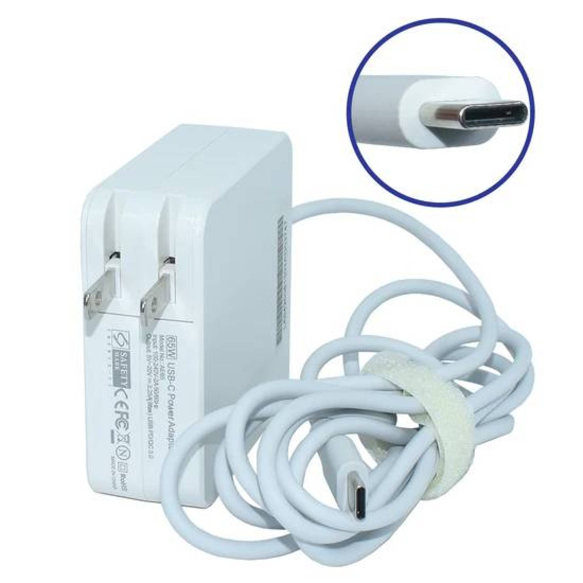 Cargador / Adaptador para Laptop AC-USBC-65W GENERICO PUNTA TIPO C USB-C 65W 20V/3.25A –