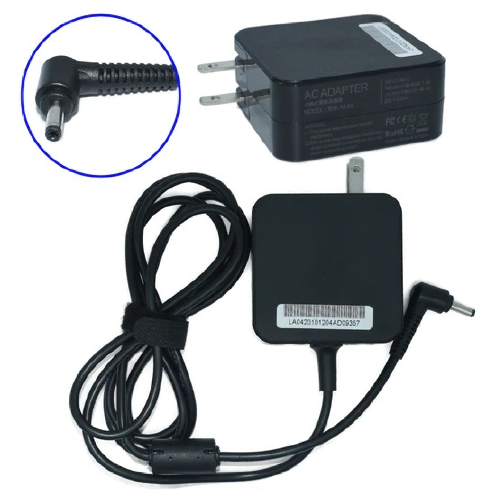 Cargador / Adaptador para laptop GENERICO AC-LENOVO-CH de 45W 20V 2.25A (4.0*1.7) –