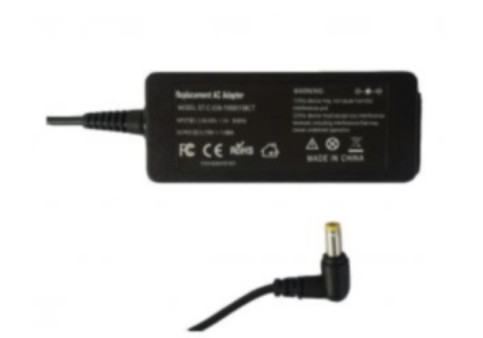 Cargador / Adaptador para Laptop AC-Mini GENERICO de 40W 19V 2.15A (5.5*1.7) –