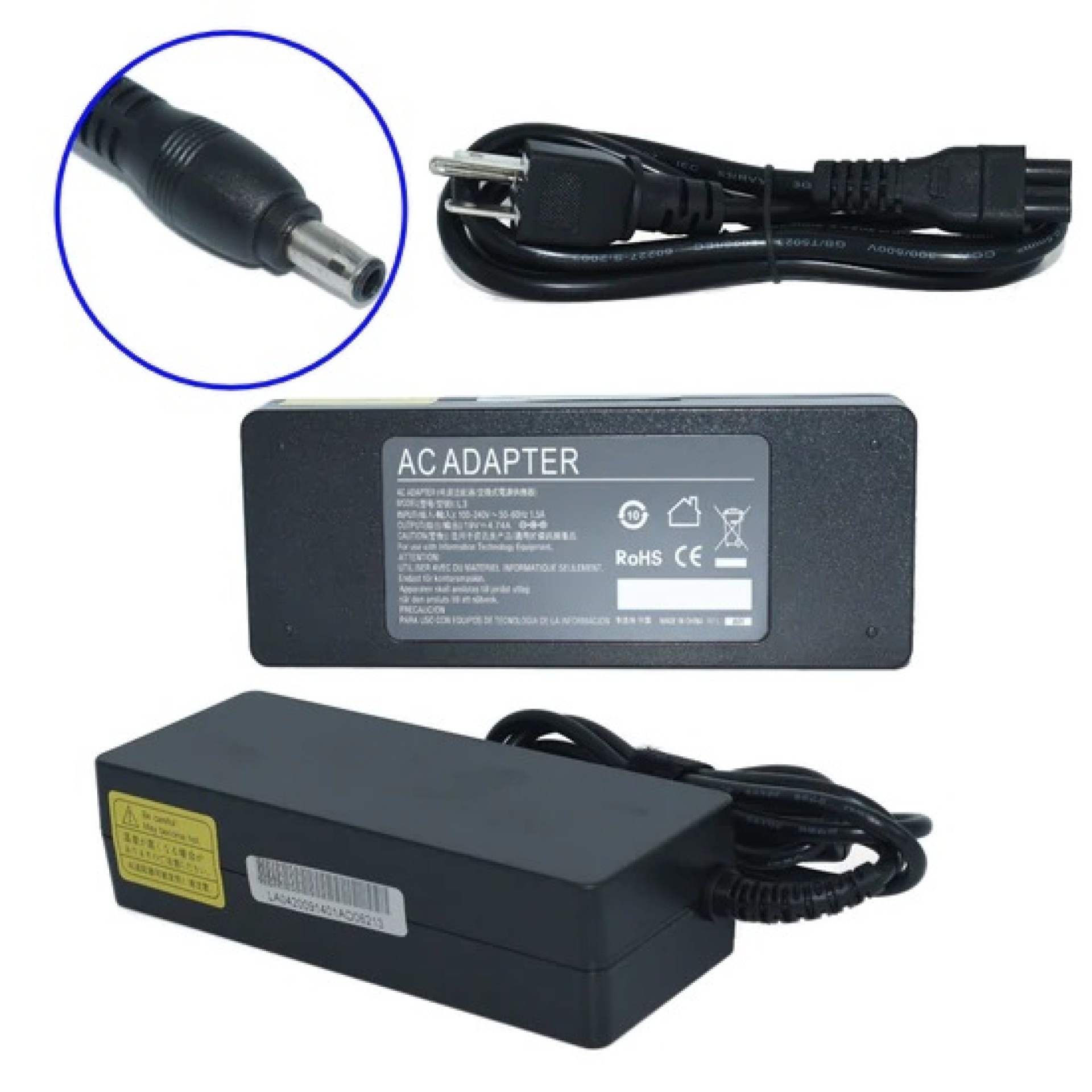 Cargador / Adaptador para Laptop AC-Samsung GENERICO de 90W 19V 4.74A (5.5*3.0) –