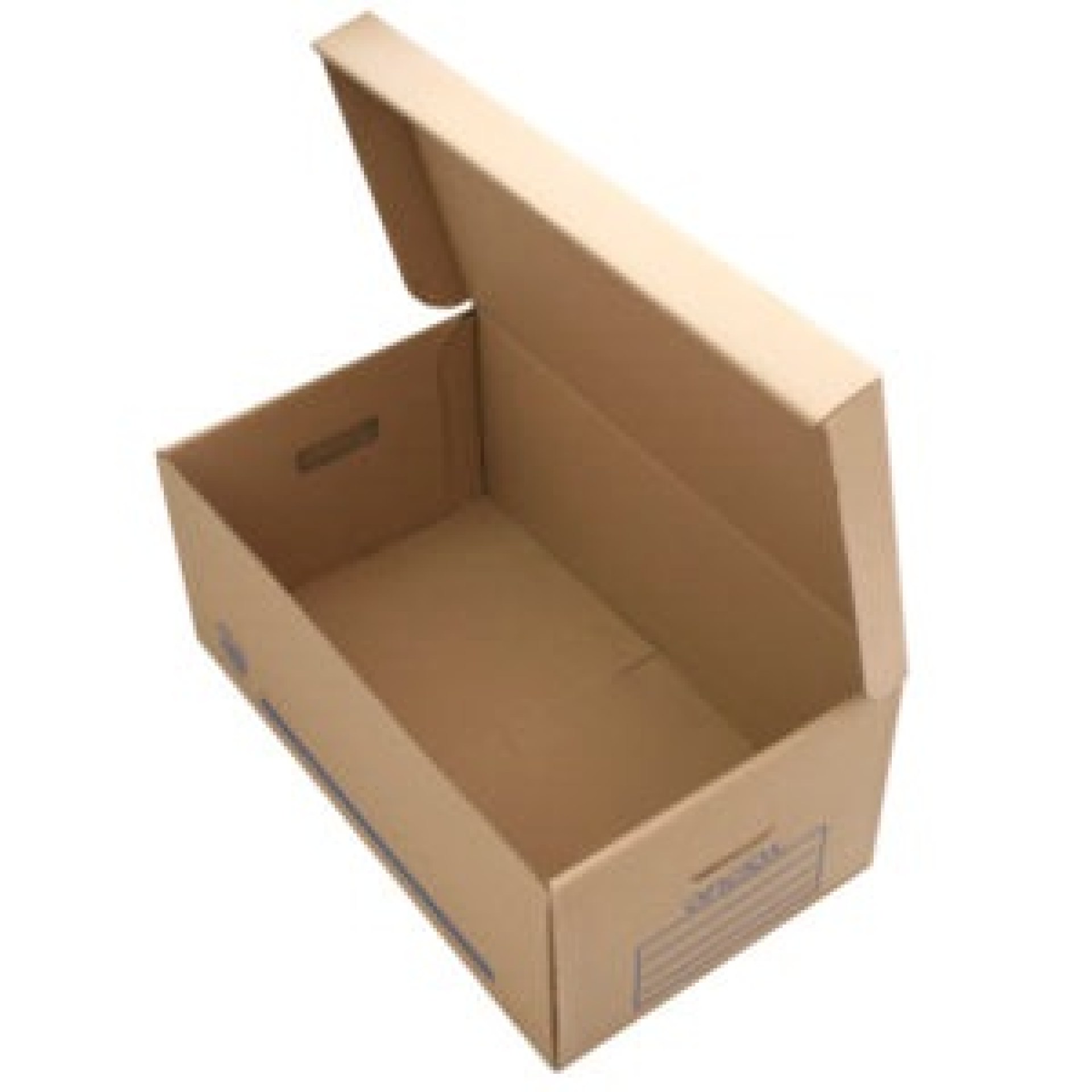 Caja Archivo GEO 004 – Tamaño Carta. Medidas Extendida 134.9 ancho x 120.3 largo cm Paca con 20 Piezas
