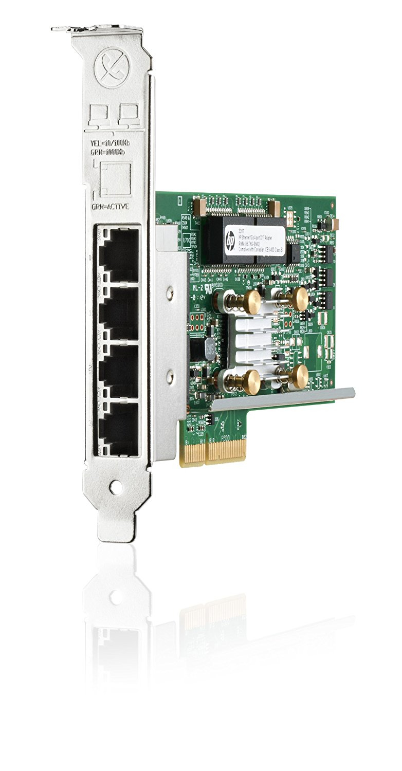 Tarjeta Ethernet Hewlett Packard Enterprise 647594-B21B – PCI-E, Ethernet, Macho/hembra, 1000 Mbps