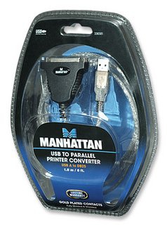 336581 Convertidor USB macho a DB25 Hembra; 1.8m –
