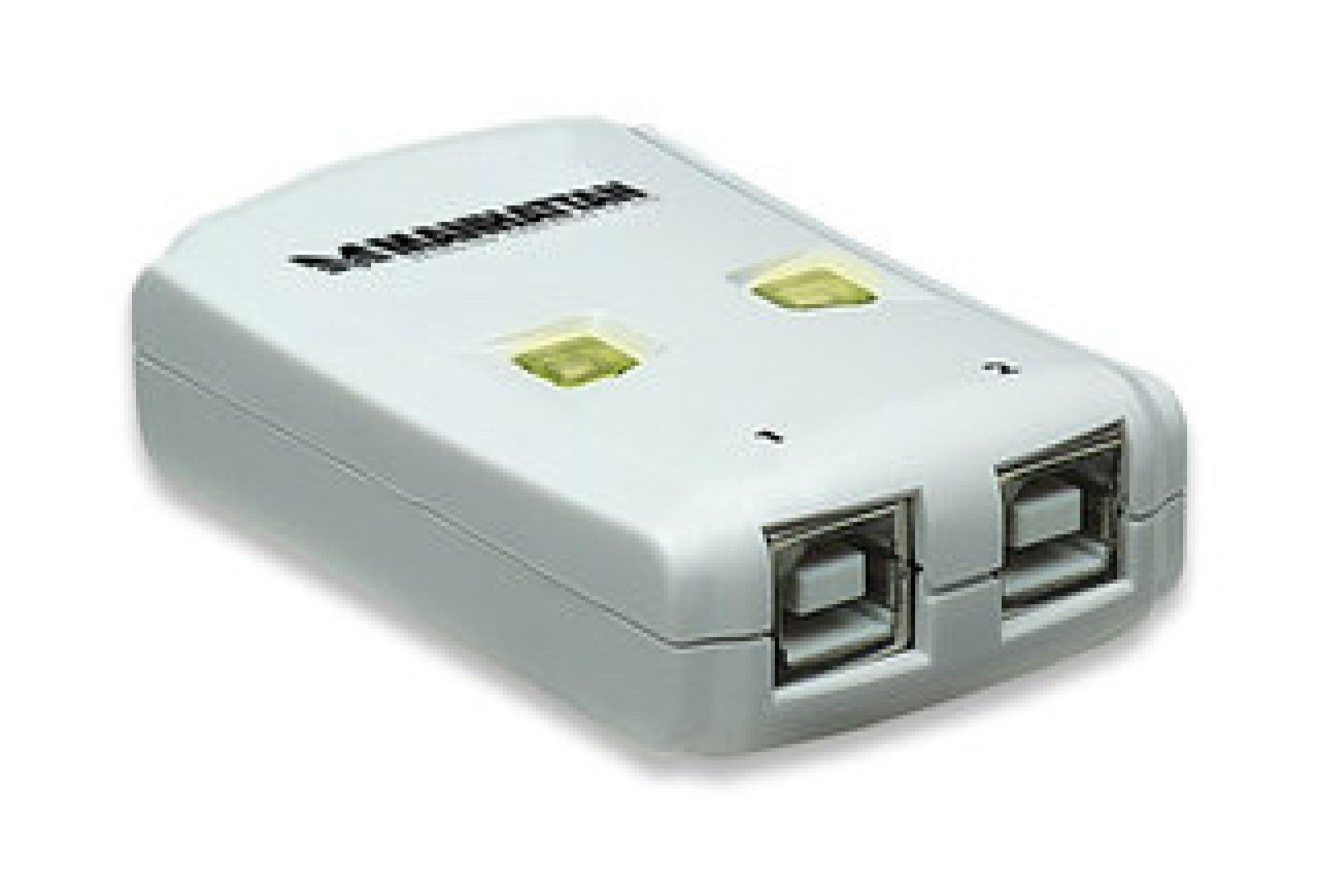 Hub USB 162005 MANHATTAN – USB 2.0, Color blanco, 2 puertos