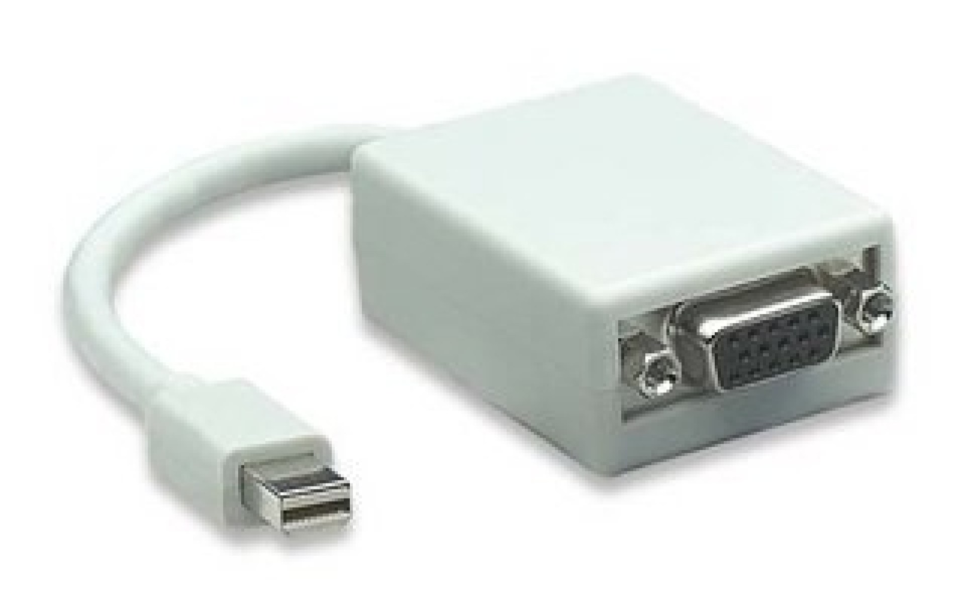 322508 Adaptador Mini DisplayPort a VGA – Conecta una fuente con mini-DisplayPort a un cable para monitor VGA.