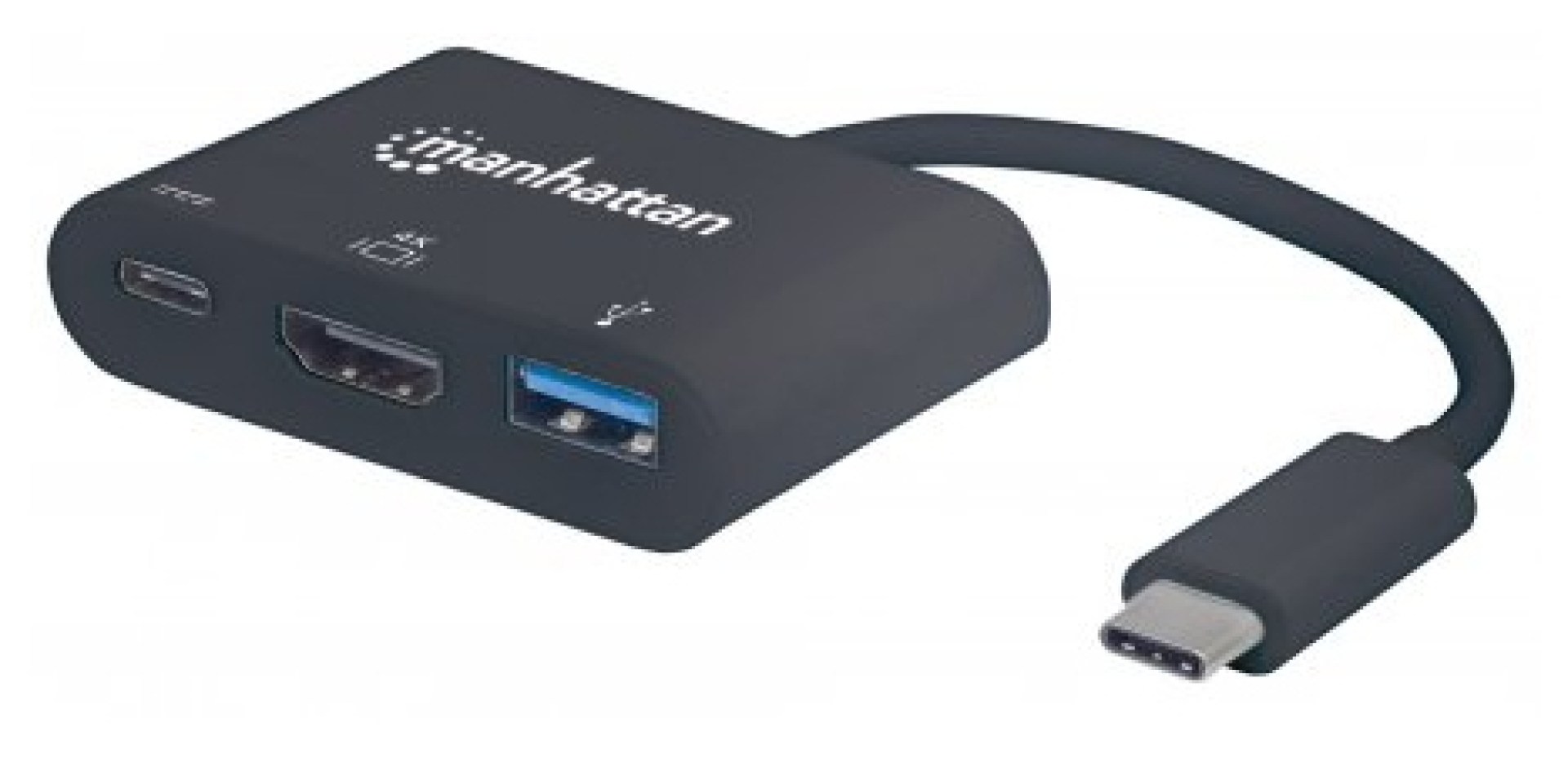 152037 Docking Station HDMI Convertidor USB Tipo-C – SuperSpeed, USB 3.1 Tipo-C Macho a HDMI, USB Tipo-A y USB Tipo-C Hembras