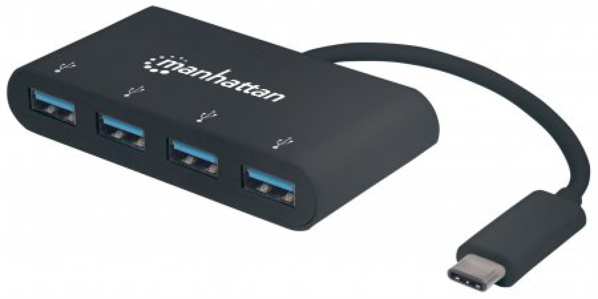 162746 Hub USB-C 3.2 Gen 1 USB-C macho a cuatro USB-A hembra – USB SuperSpeed a 5 Gbps