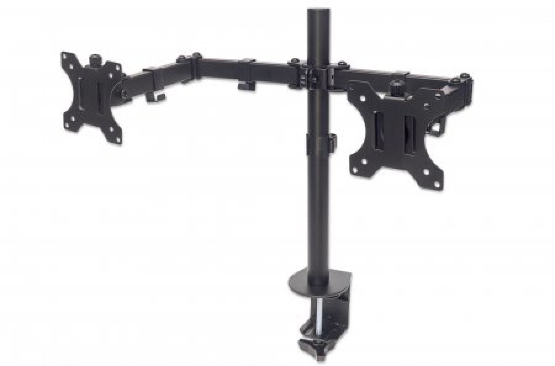 461528 Soporte universal para 2 monitores con brazos de doble articulación – Soporta monitores de 13