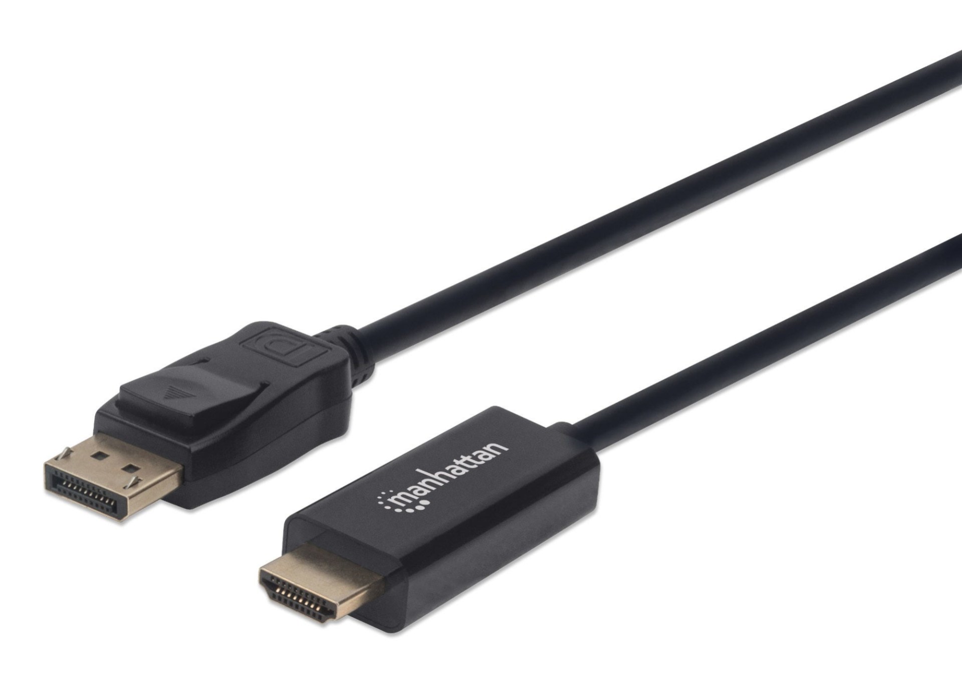 152679 Cable DisplayPort Macho a HDMI Macho – 1.8 m, negro; resoluciones de video Full-HD hasta 1080p a 60Hz