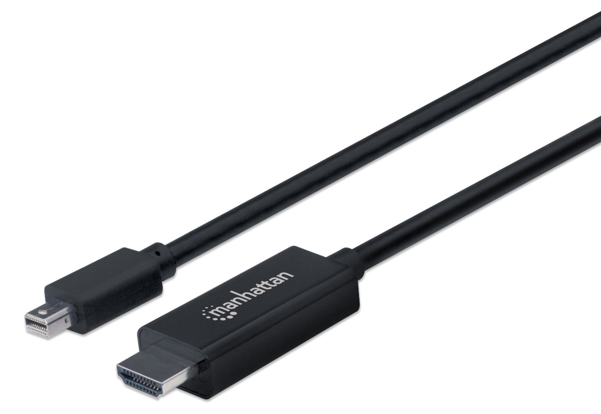 Cable Mini DisplayPort a HDM MANHATTAN 153287 – 1, 8 m, Mini DisplayPort, HDMI, Negro, Macho/Macho