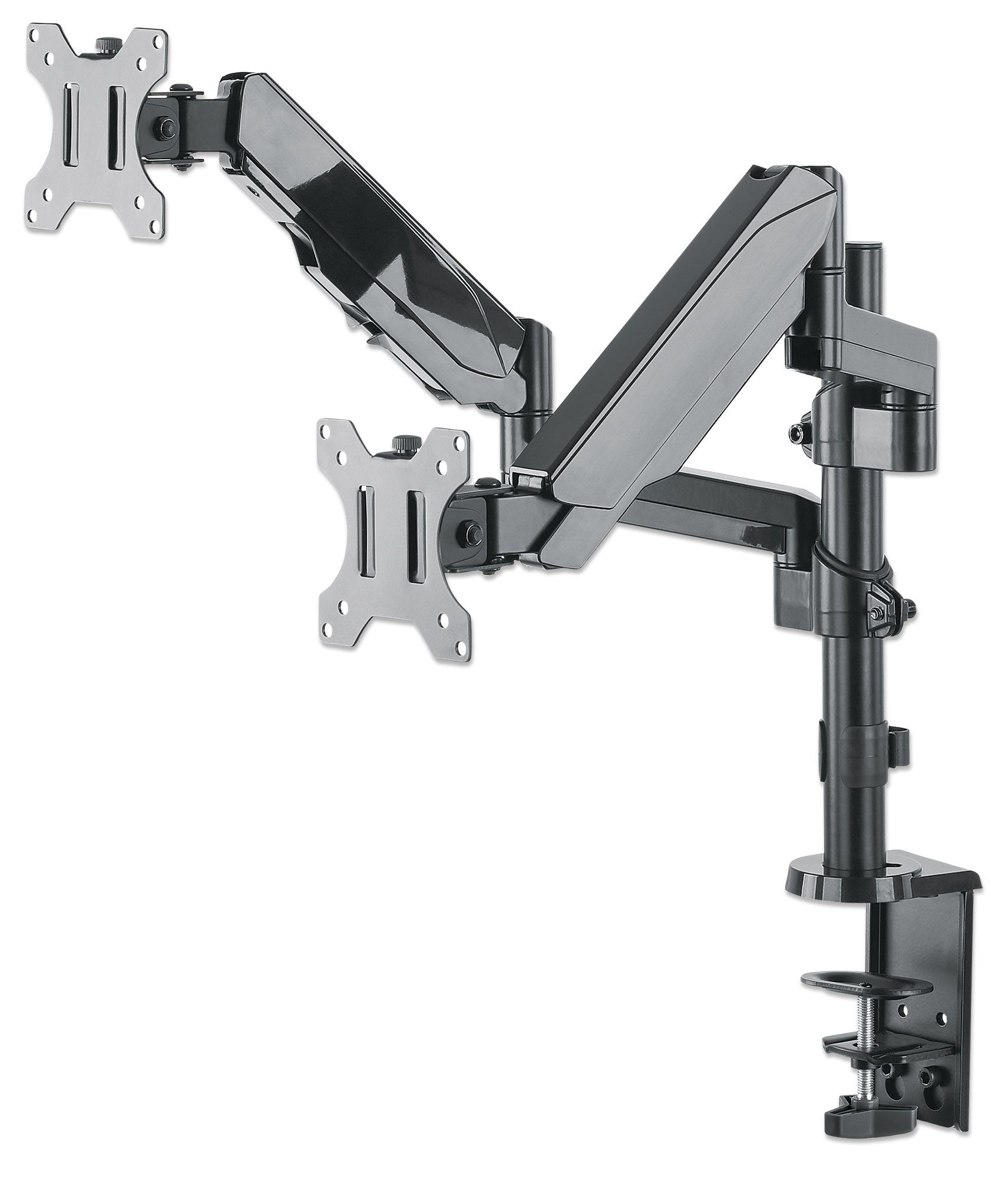 Soporte Universal de Pared para Monitor MANHATTAN 461597 – 8 kg, Aluminio, De plástico, Acero, 17