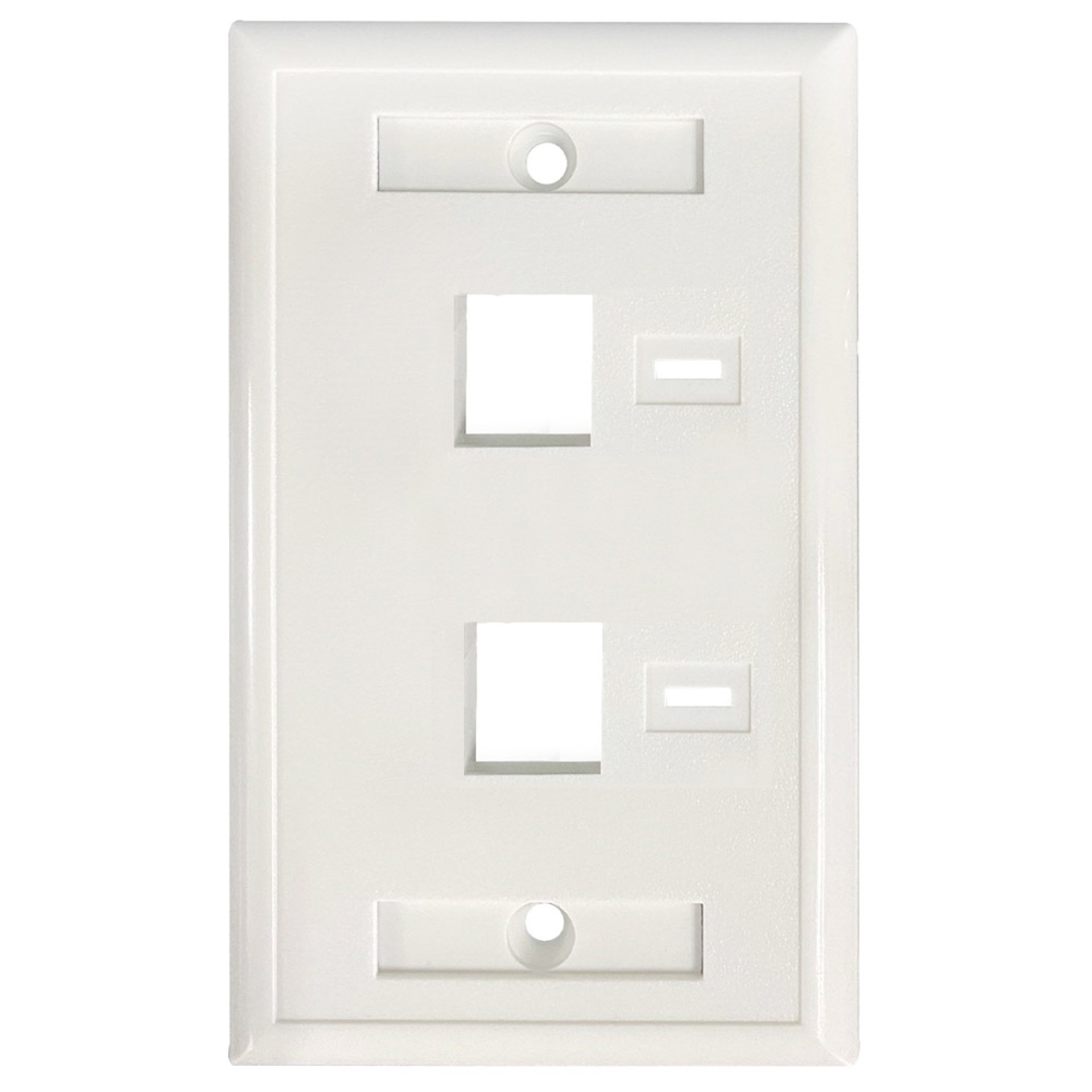 Face Plate 772396 INTELLINET – Blanco 2 Perf. Etiqueta