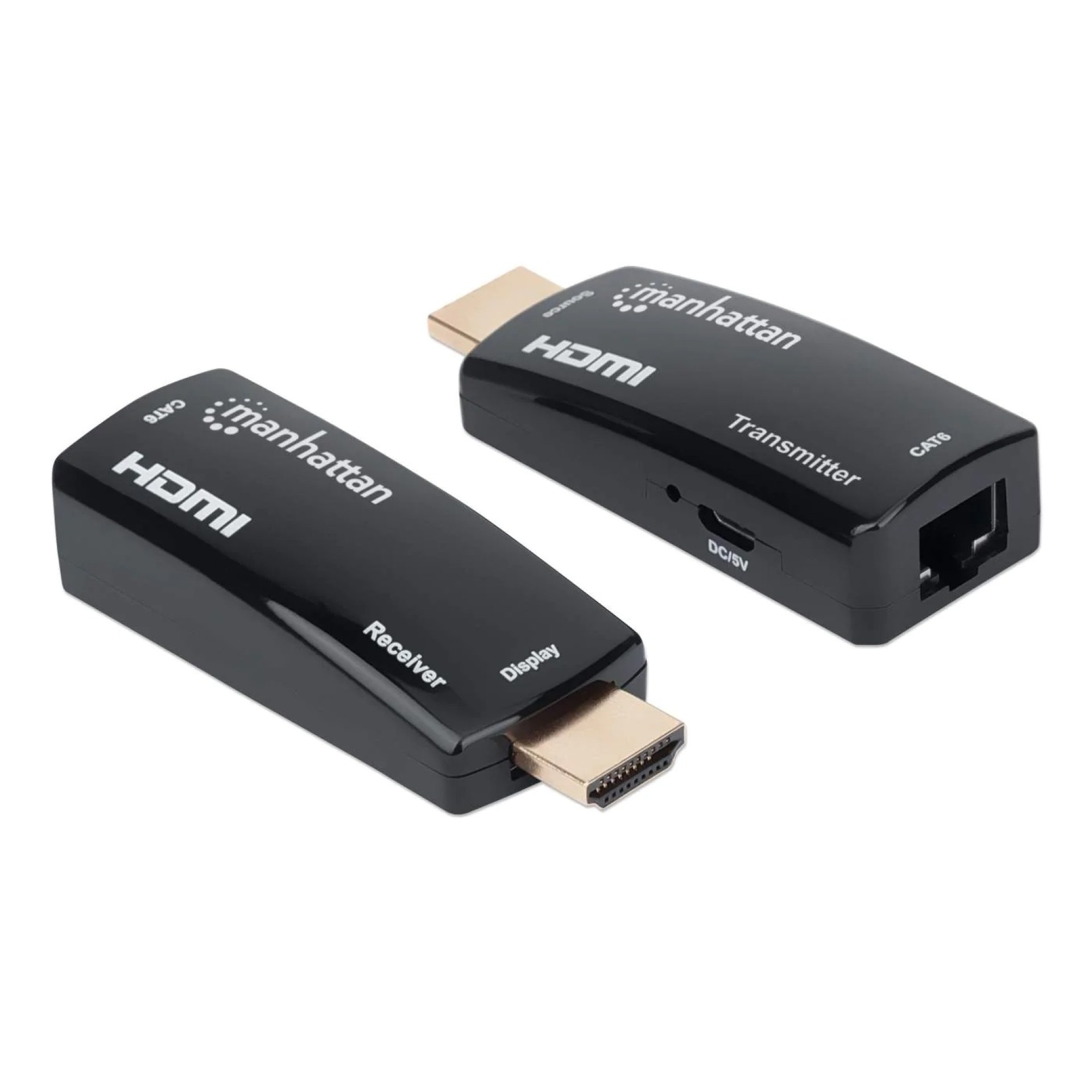 207539 Kit Extensor compacto de HDMI sobre Ethernet. Extiende una señal HDMI hasta 60 m usando un cable Ethernet Cat6 –