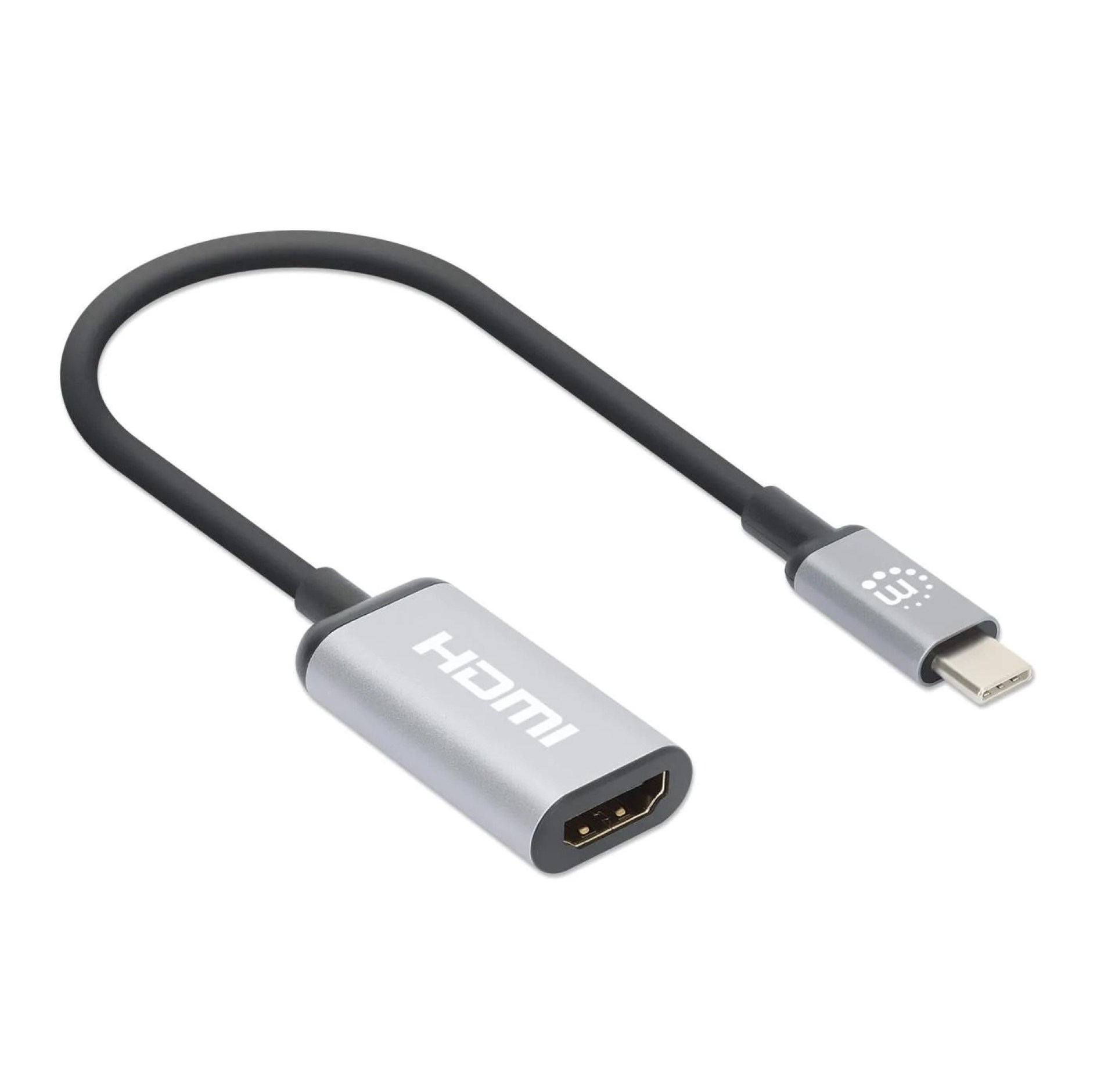 153706 Adaptador USB-C a HDMI 4K 60Hz – Conecta fácilmente un dispositivo USB-C a una pantalla HDMI.