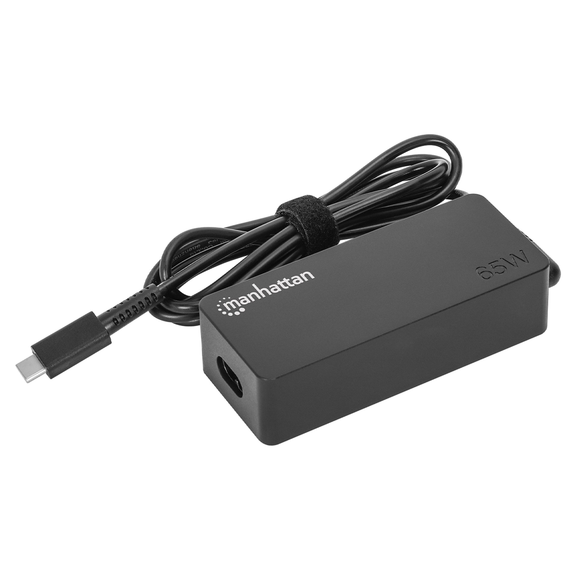 102513 Cargador para laptop USB-C de 65 W – Carga cualquier dispositivo con entrada Tipo-C.