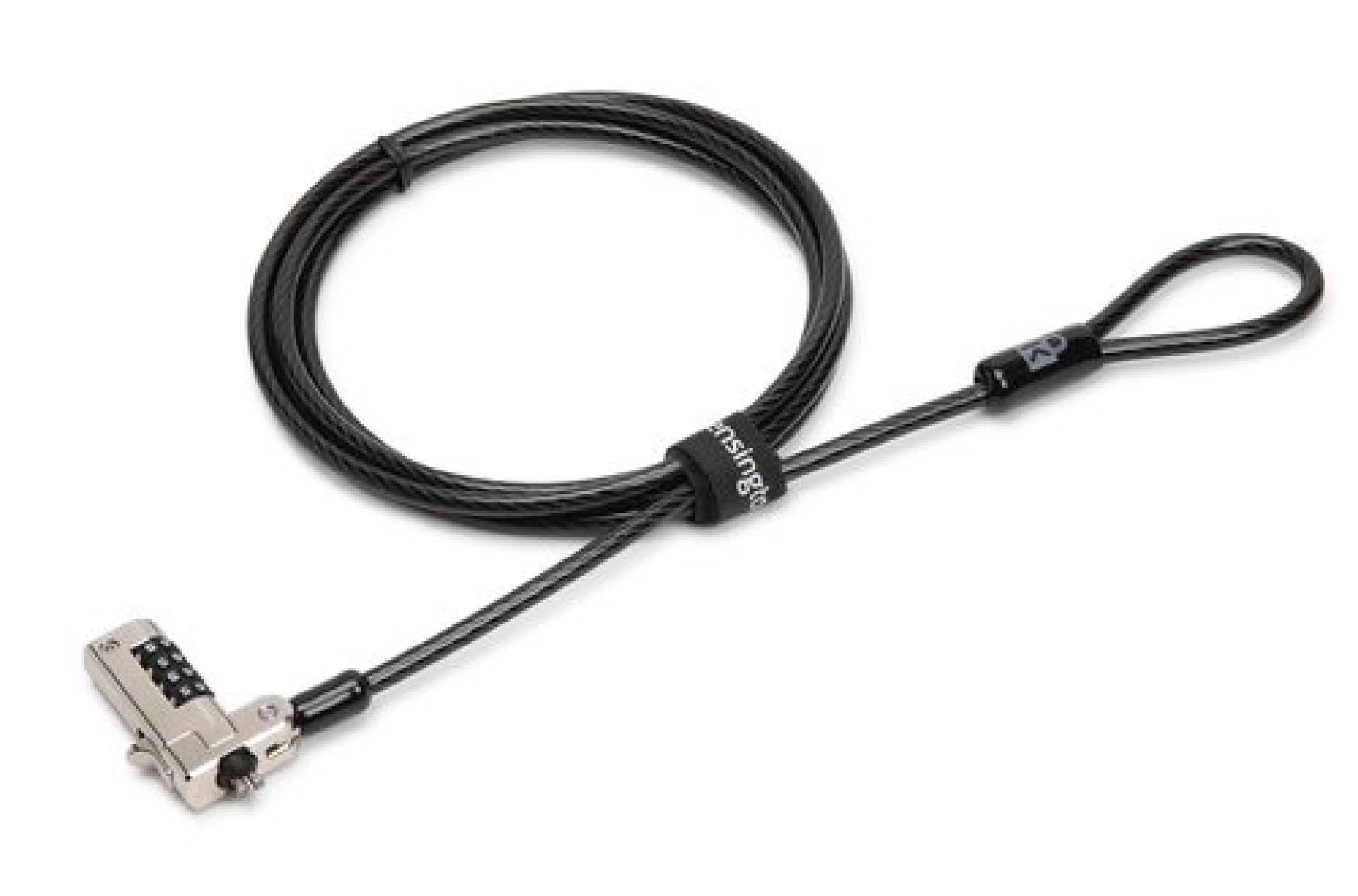 Candado delgado con combinación KENSINGTON K68009WW – Combinación, Plateado, Laptops