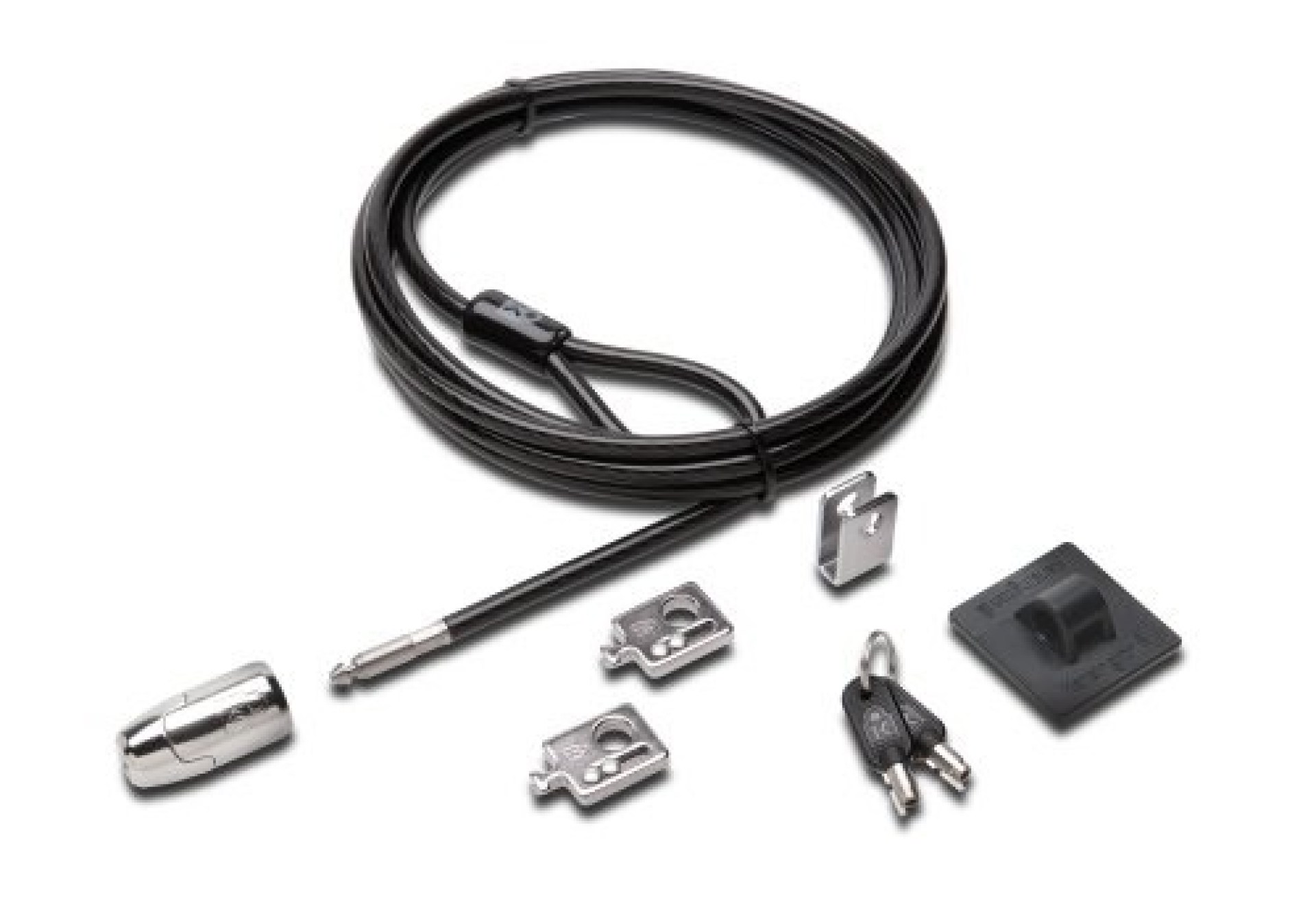Cable de Bloqueo Kensington para Computadora de Escritorio – 2.44m Cable – Negro – Acero al carbono K64424WW –