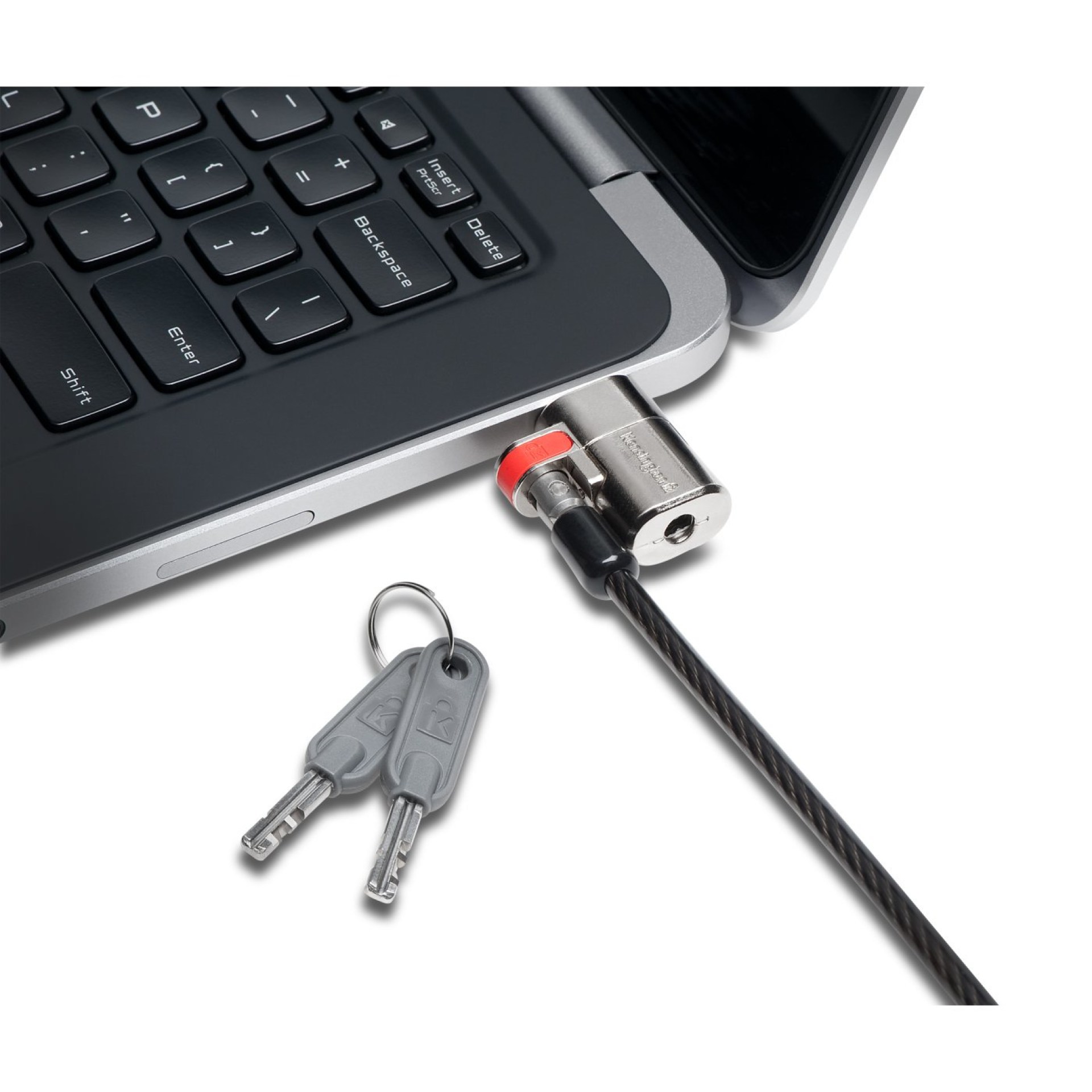 Candado con Llave KENSINGTON ClickSafe – Llave, Negro, Laptops