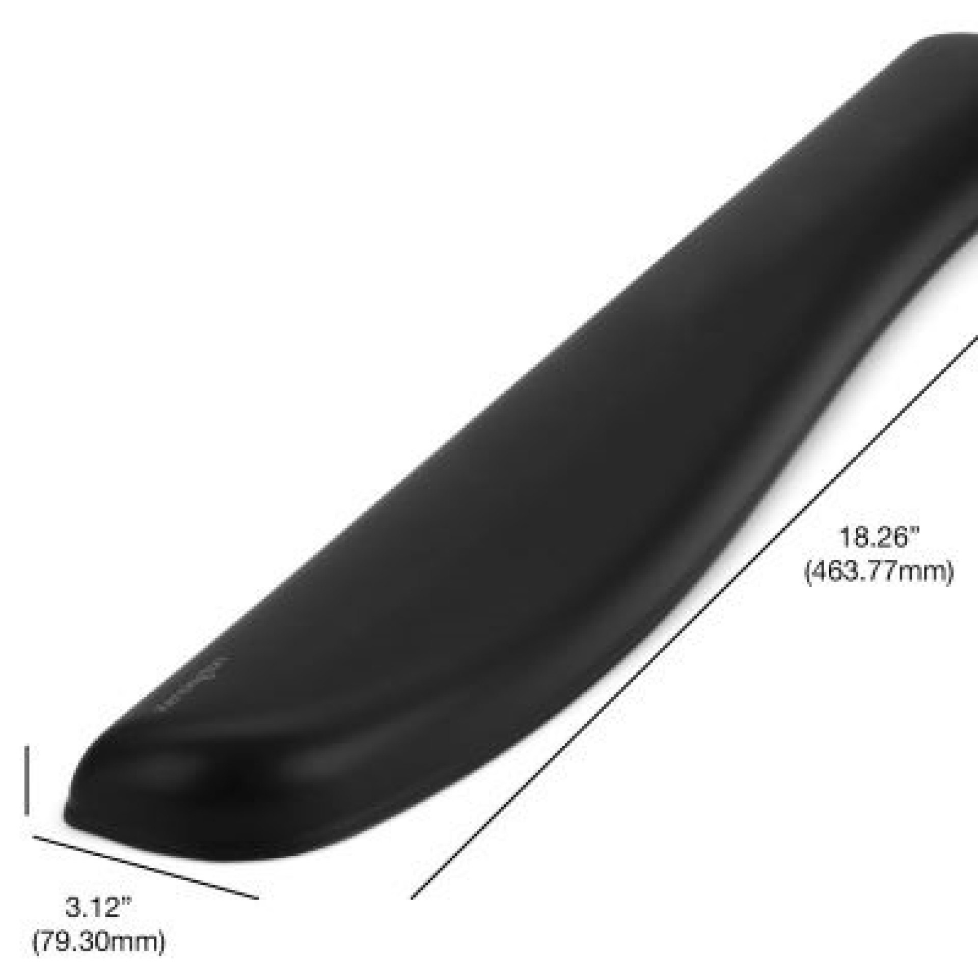 ErgoSoft Reposamuñecas Kensington K52798WW  KENSINGTON K52798WW – Negro