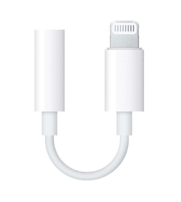 Adaptador de Lighning a Jack de 3.5 mm APPLE MMX62AM/A – Color blanco, Apple, Adaptadores