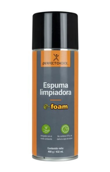 Espuma Limpiadora PERFECT CHOICE – Pantallas / Plásticos, 400 g