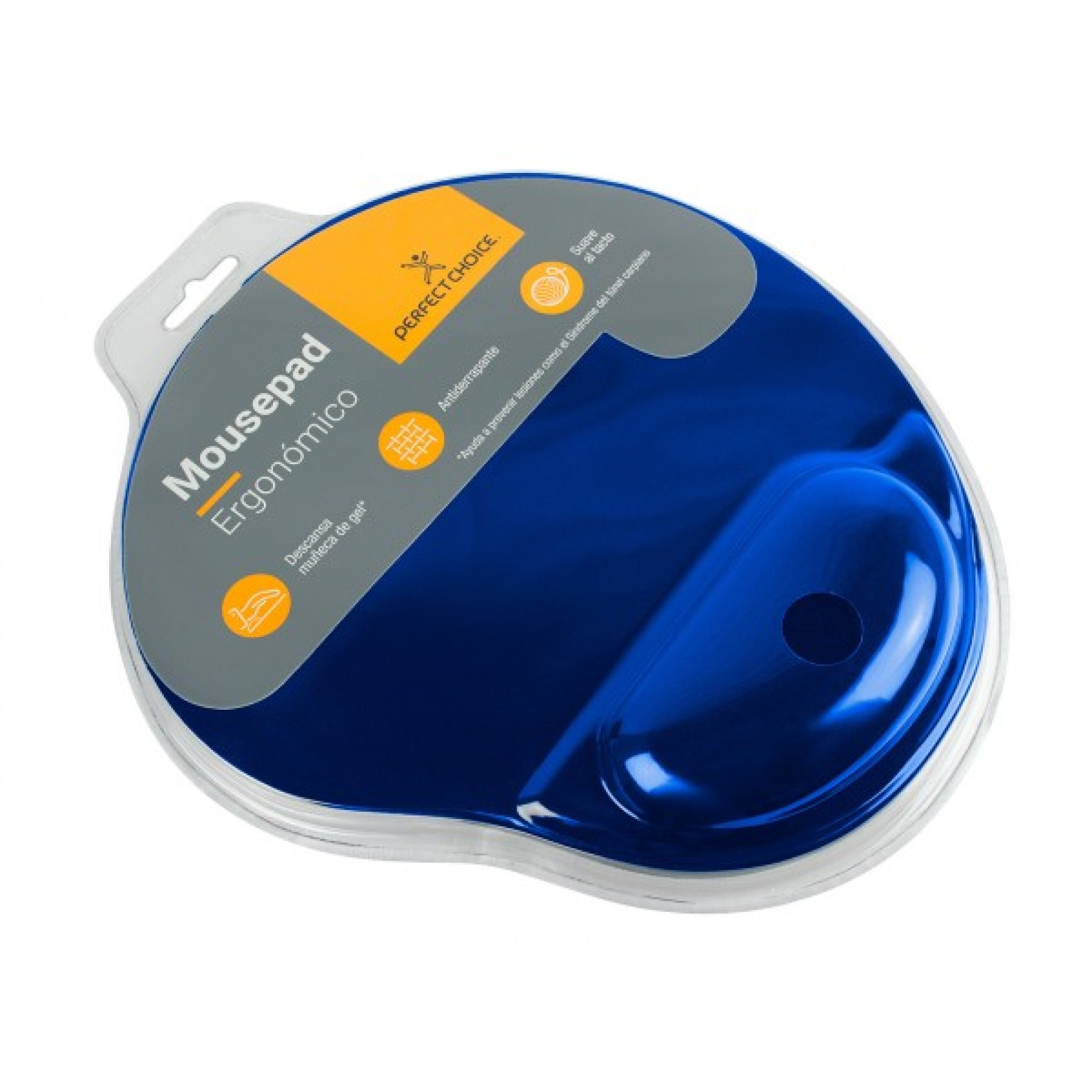 Mouse Pad PERFECT CHOICE PC-041795 – Azul, Monótono